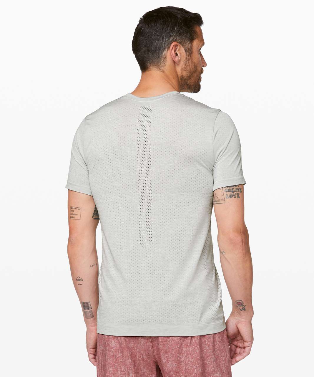 Lululemon Metal Vent Breathe Short Sleeve - Ceramic / White (First Release)