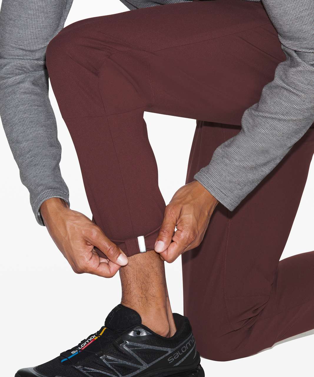 Lululemon Commission Pant Slim *Warpstreme 34" - Maroon