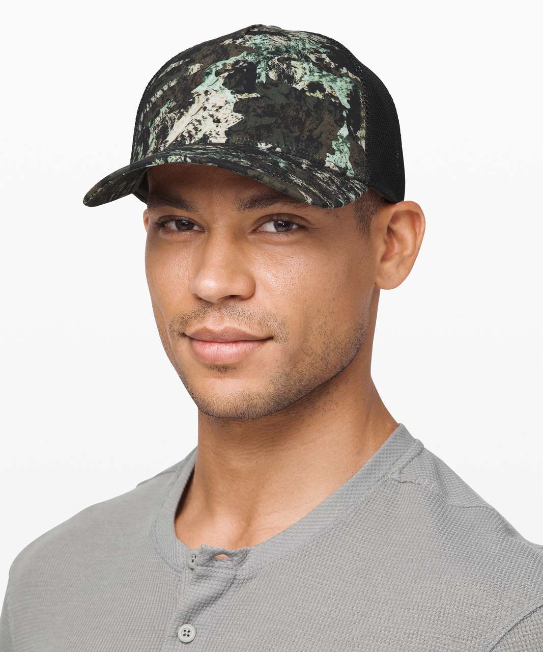 Lululemon Commission Hat - Deciduous Camo Green Multi / Black