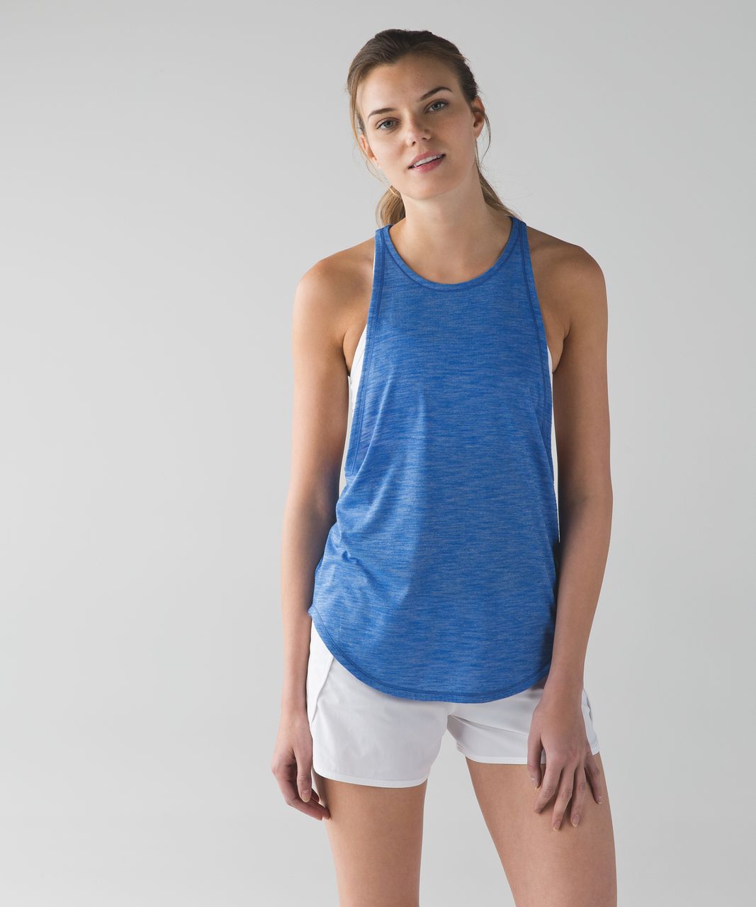 Lululemon Sweat Date Tank - Heathered Lakeside Blue