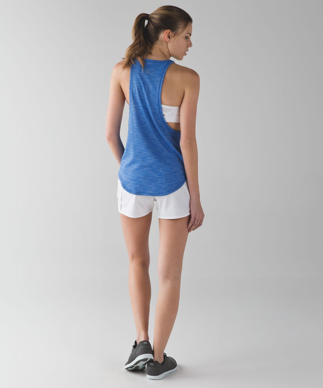 Lululemon Sweat Date Tank - Heathered Lakeside Blue