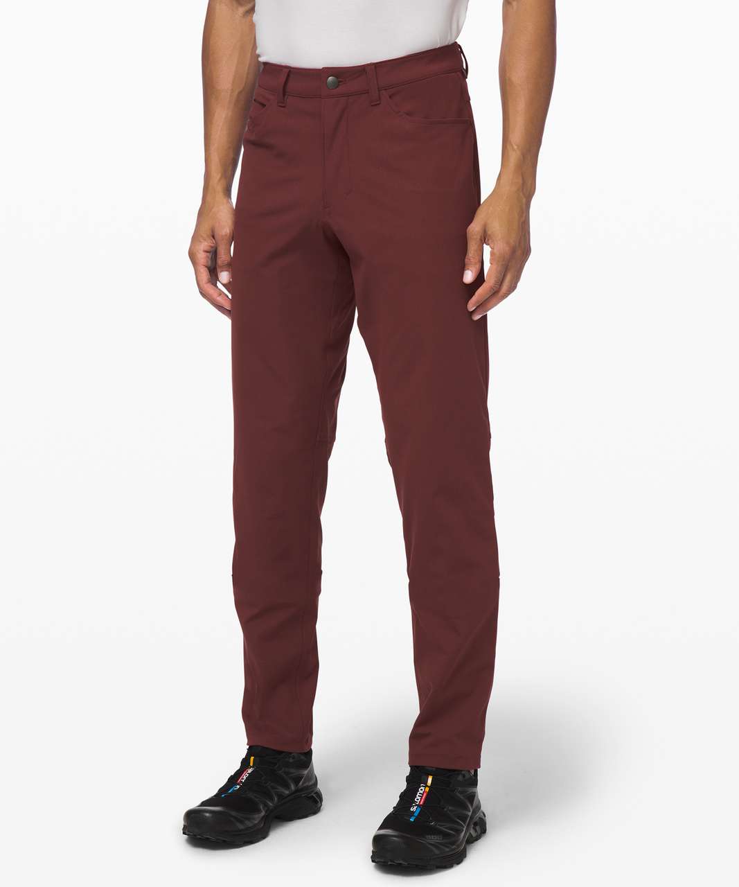 Lululemon Athletica Maroon Burgundy Active Pants Size XL - 43% off