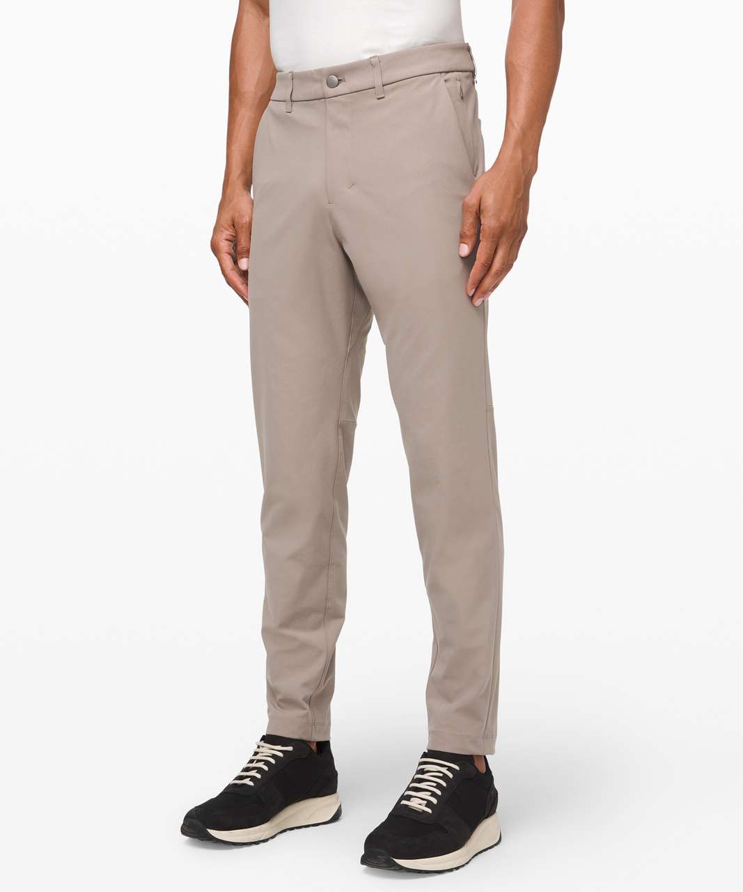 Lululemon Essential High-Rise Trouser 12 Carbon Dust Warpstreme Khaki $138  NWOT