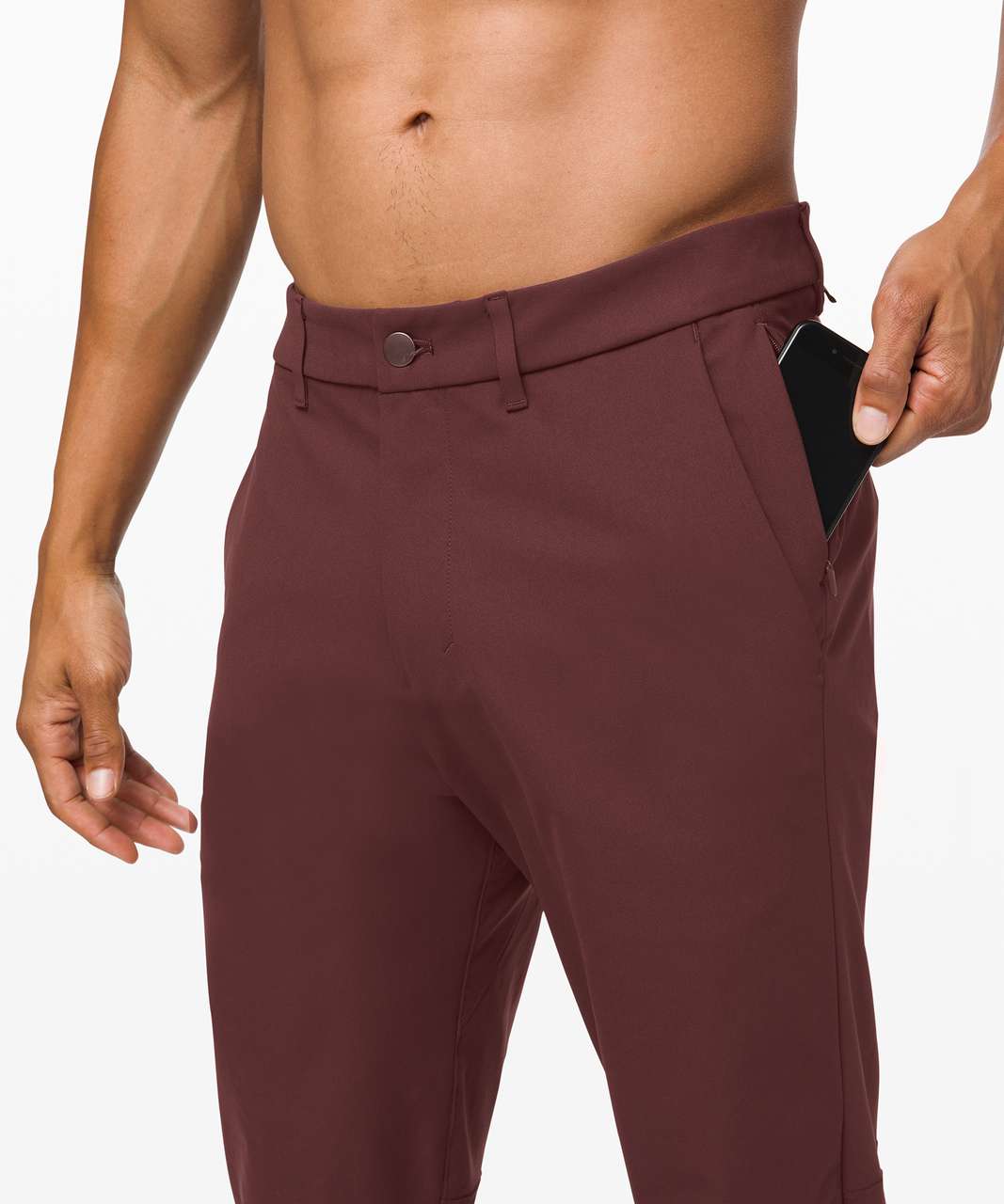 Lululemon Commission Pant Slim *Warpstreme 32 - Maroon - lulu fanatics