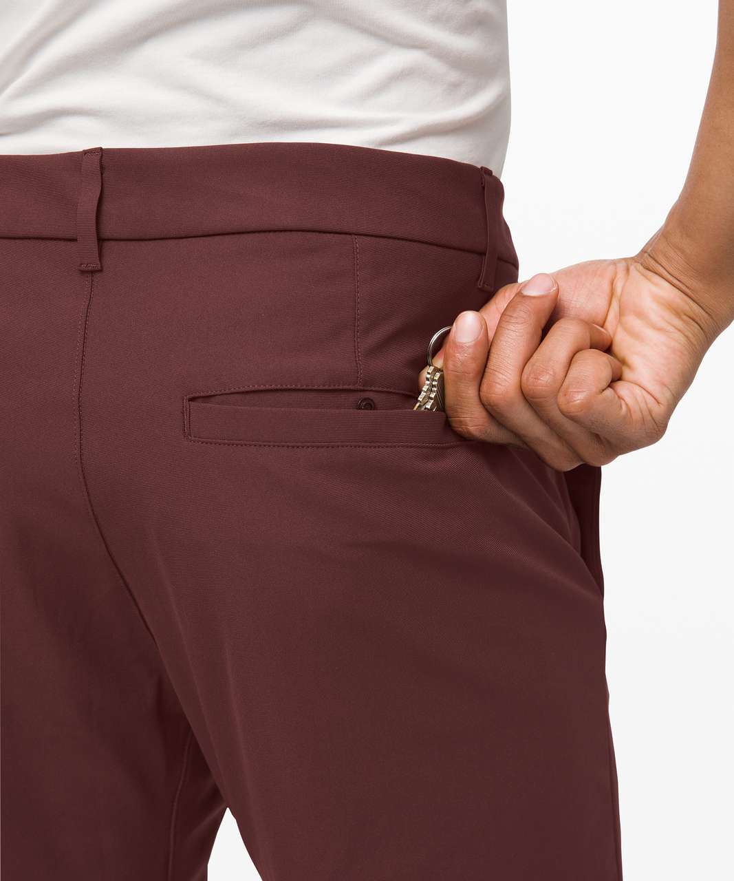 Lululemon Commission Pant Slim *Warpstreme 32" - Maroon