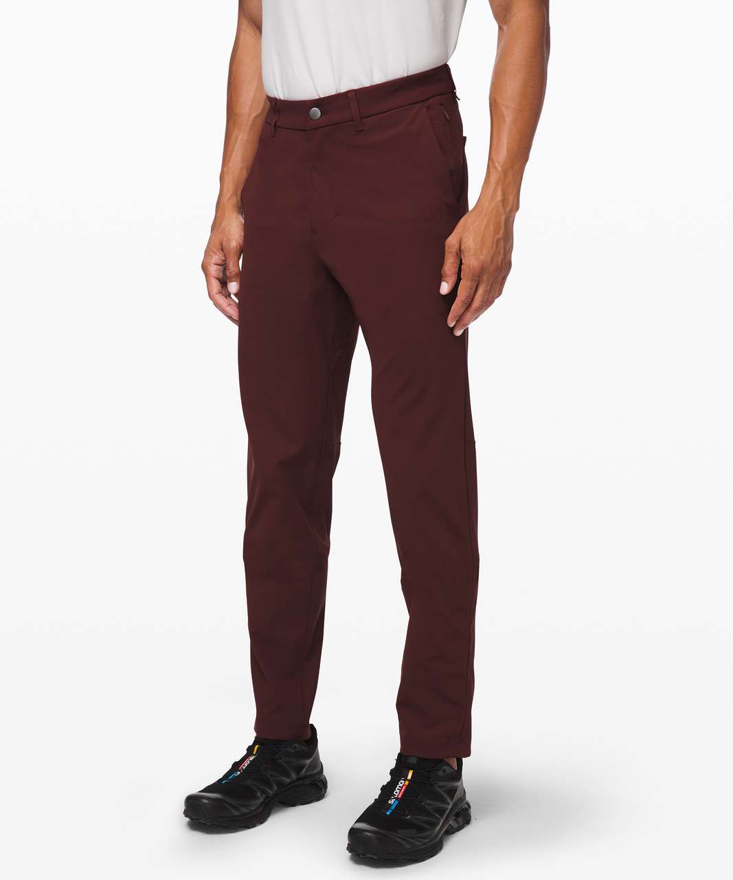 Lululemon Commission Pant Slim *Warpstreme 37" - Maroon