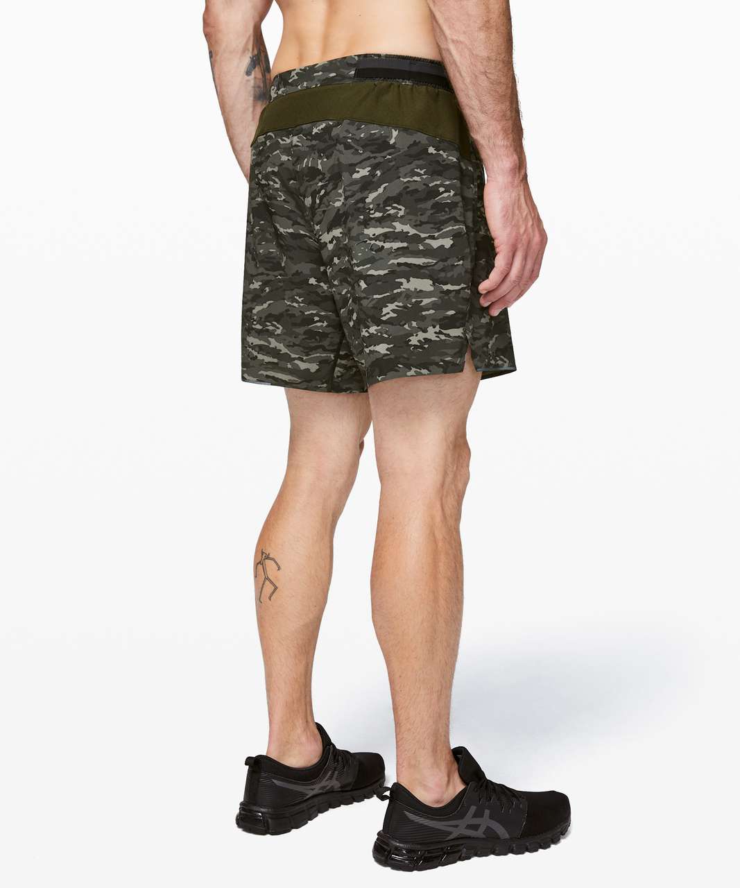 Lululemon Surge Short *Liner 6 - Evergreen Camo Green Multi - lulu fanatics