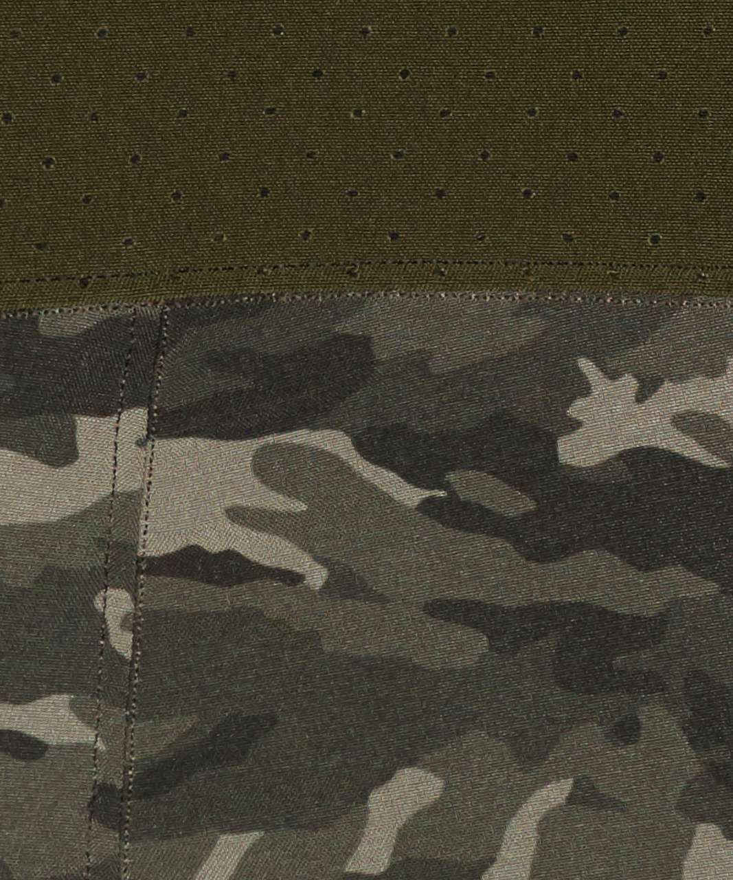 Lululemon Surge Short *Liner 6" - Evergreen Camo Green Multi