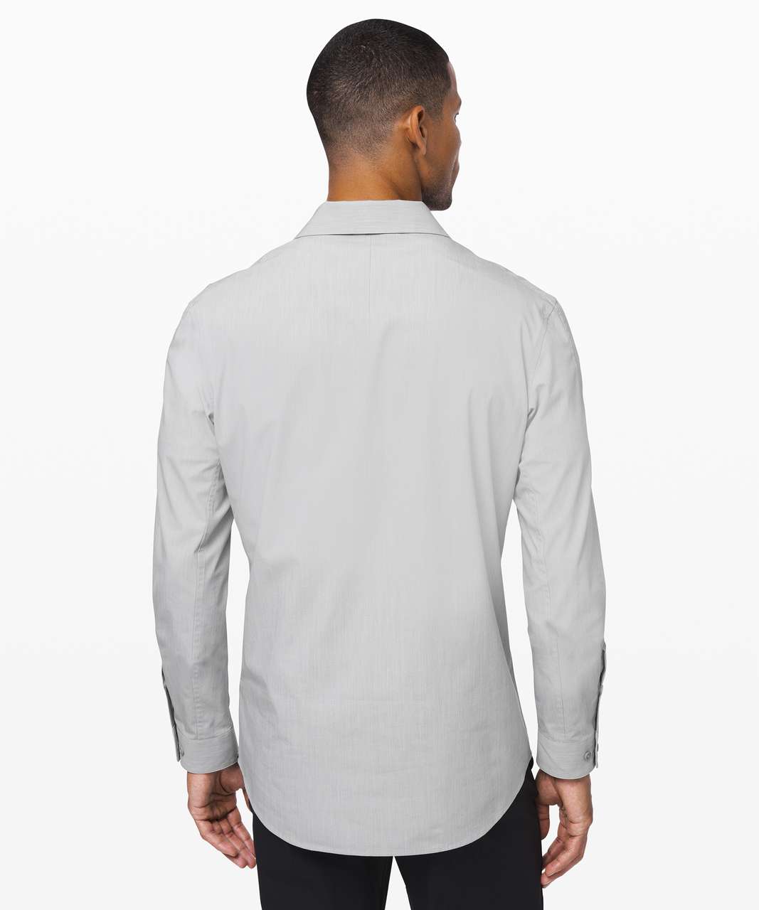 Lululemon Down to the Wire Slim Fit Long Sleeve - Heathered Asphalt Grey