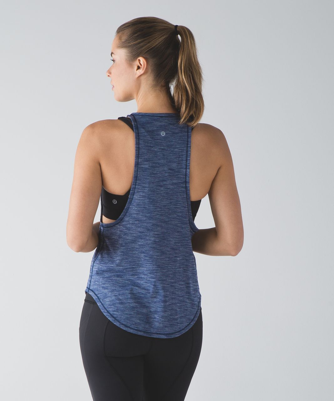 Lululemon Sweat Date Tank - Heathered Deep Navy