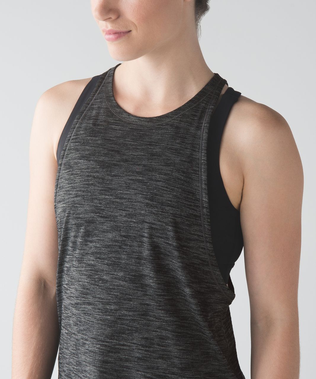 Lululemon Sweat Date Tank - Heathered Black