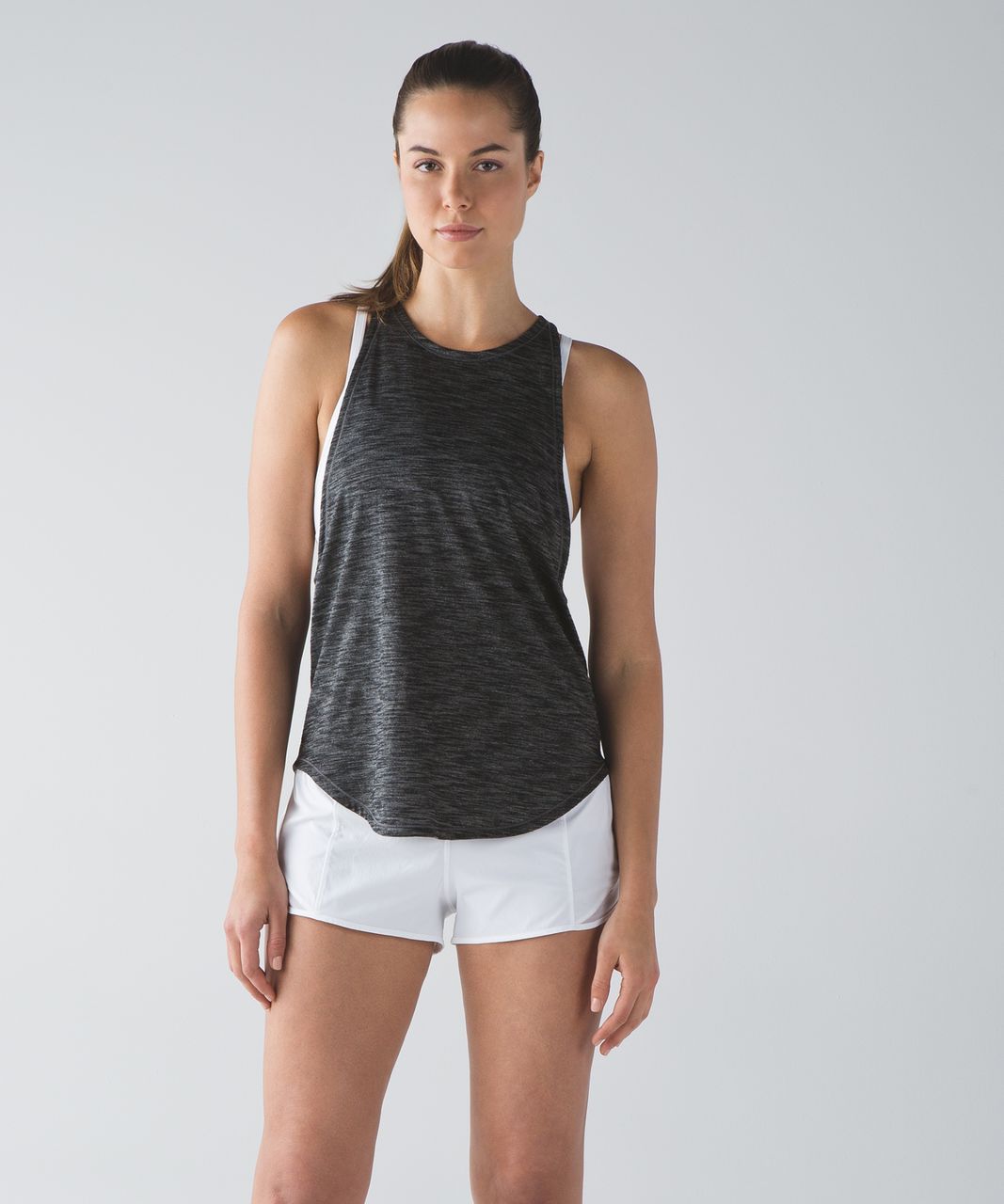 Lululemon Sweat Date Tank - Heathered Black