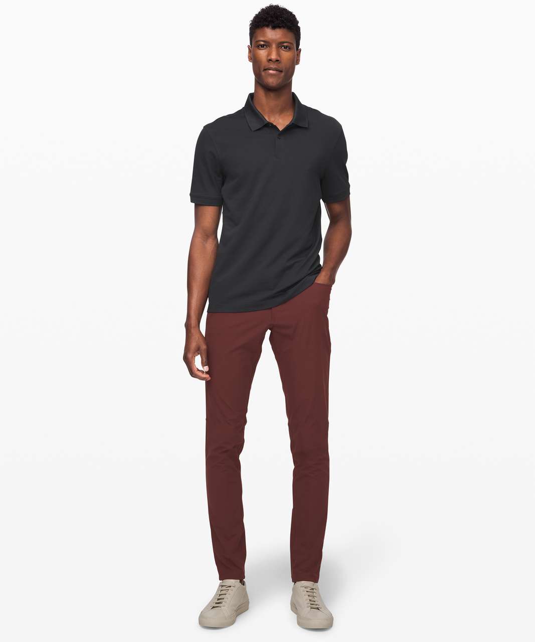 Lululemon Abc Pant Slim In Burgundy