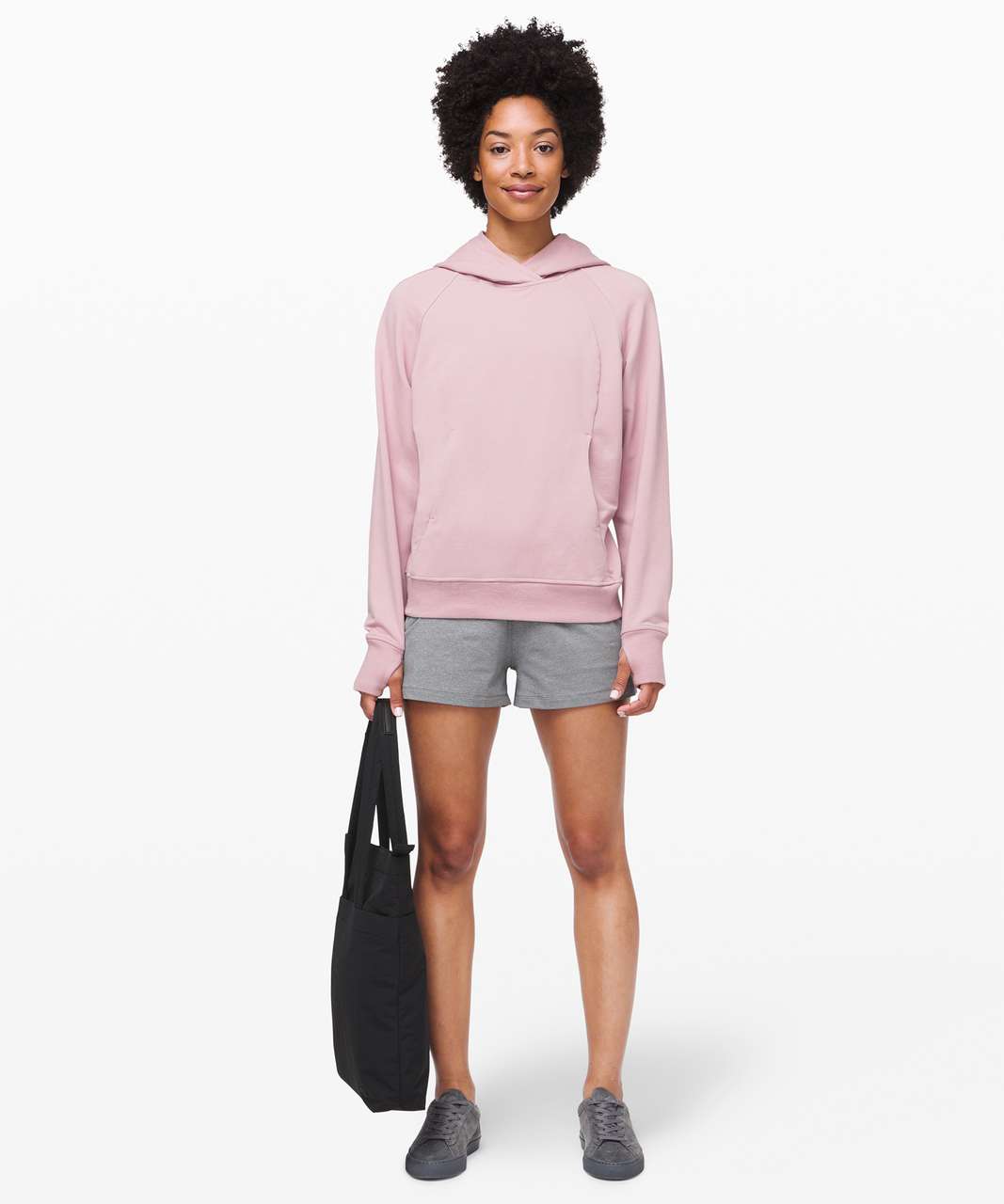 Lululemon Fleece & Thank You Pullover - Heathered Smoky Blush - lulu  fanatics