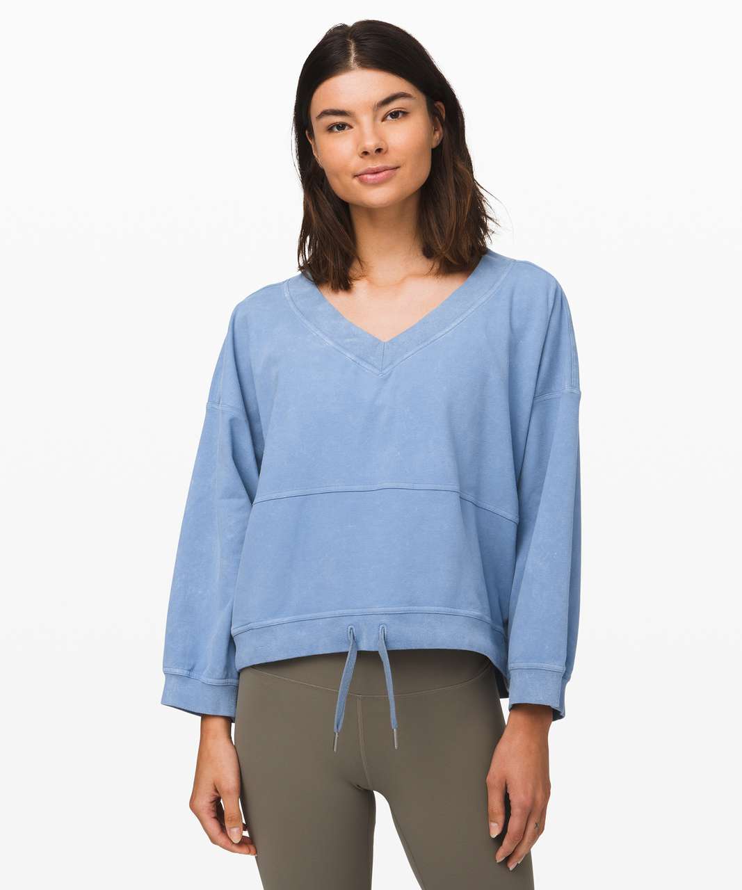 Lululemon Dare the Day Pullover - Washed Tempest Blue