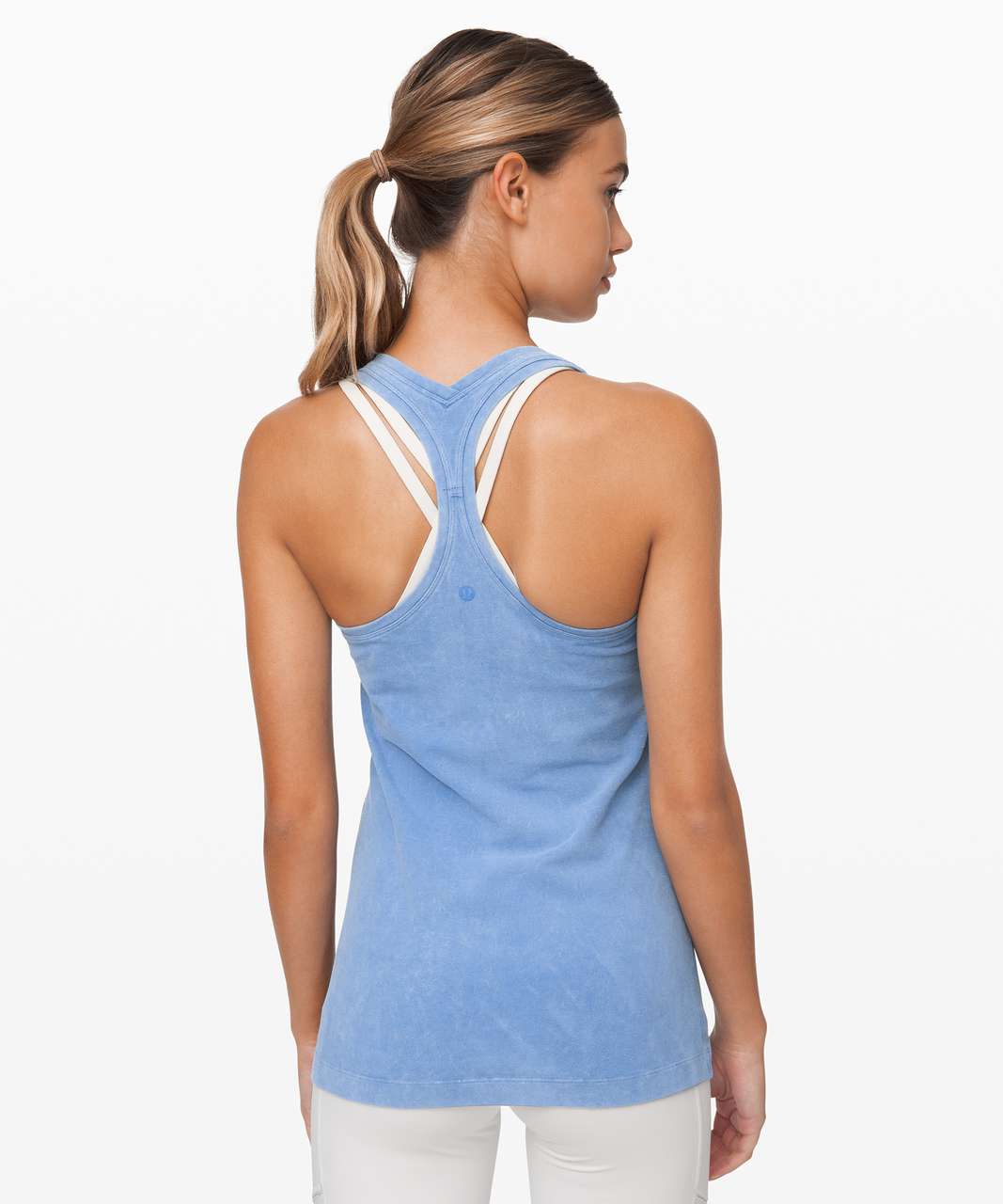 Lululemon Cool Racerback II *Dye - Washed Tempest Blue