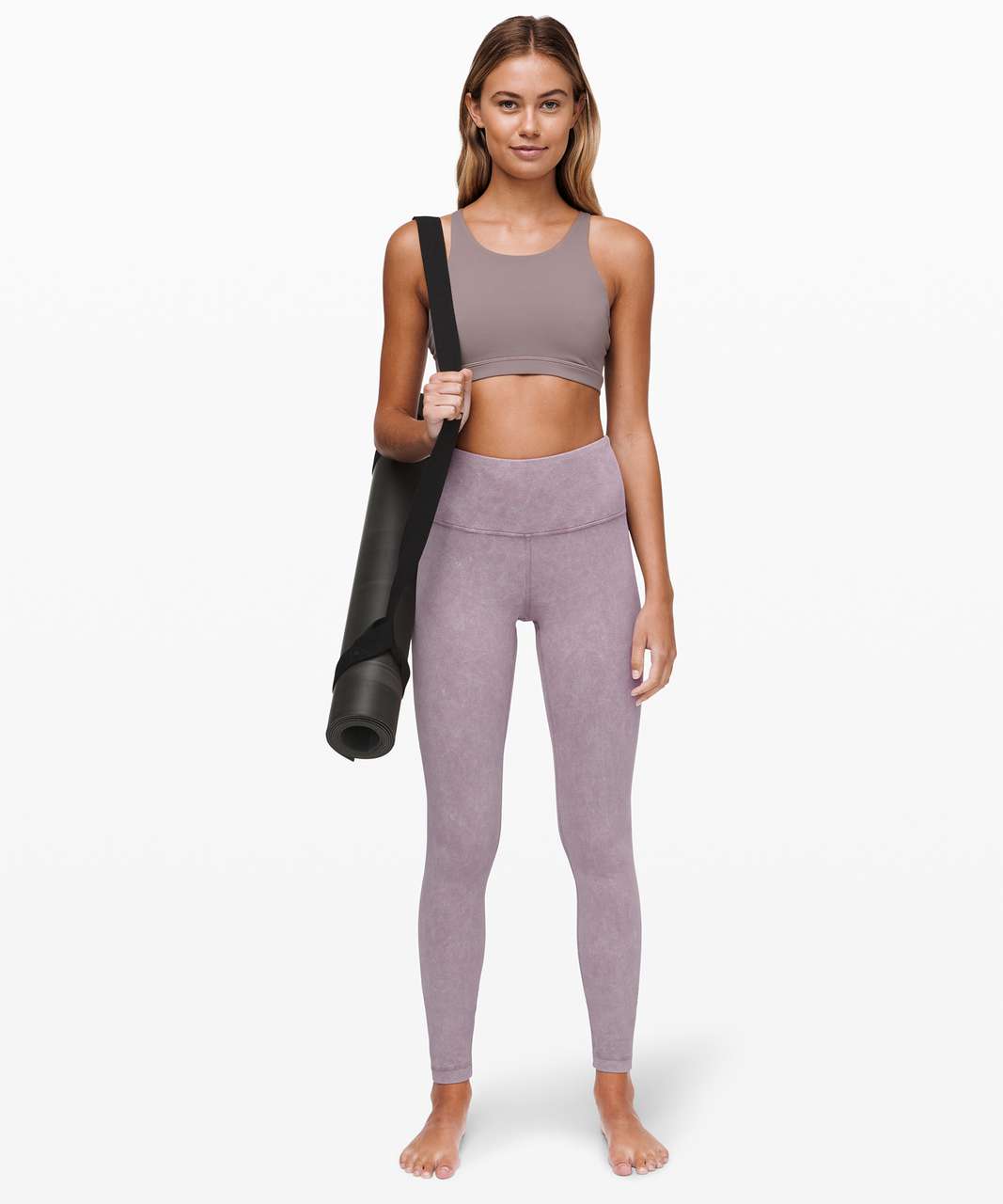 Lululemon Morning Light High-Rise Tight 28" - Washed Frosted Mulberry