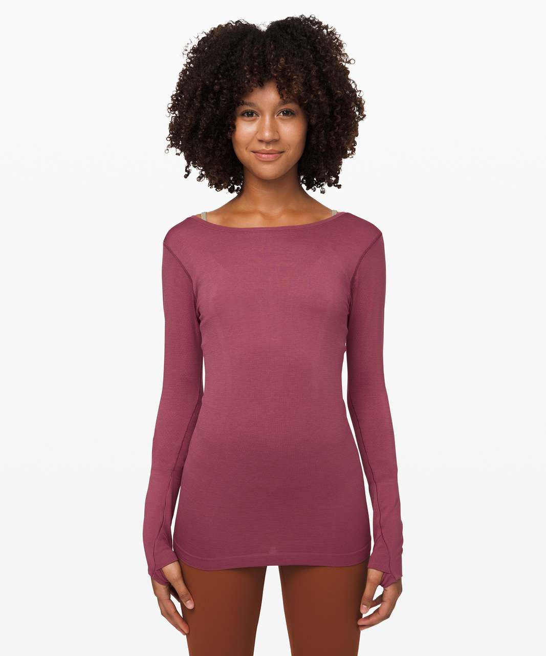 Lululemon Swiftly Speed Long Sleeve *Flow - Plumful / Plumful