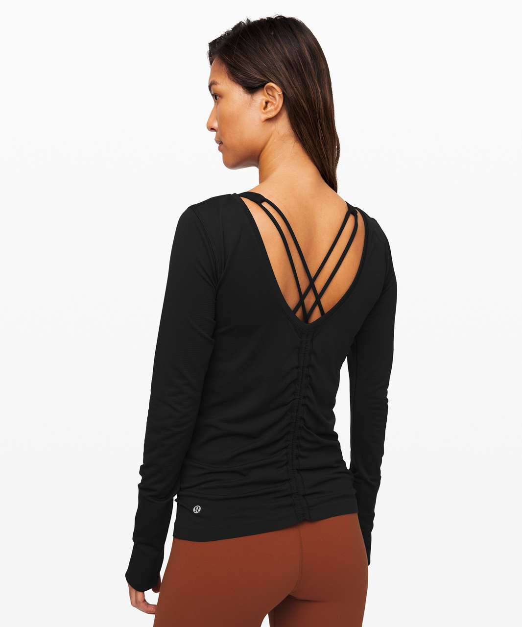 Lululemon Swiftly Speed Long Sleeve - Black / Black / Black - lulu