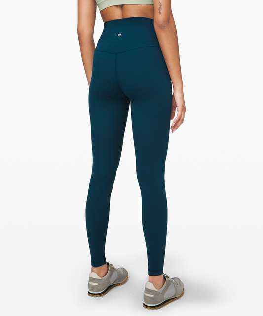 Petrol blue aligns arrived from Mercari and they're a beautiful blue! I  think these are a must in your Lululemon collection 😍 : r/lululemon