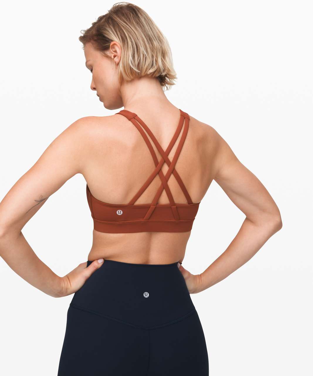 Lululemon Energy Bra *High Neck - Rustic Clay