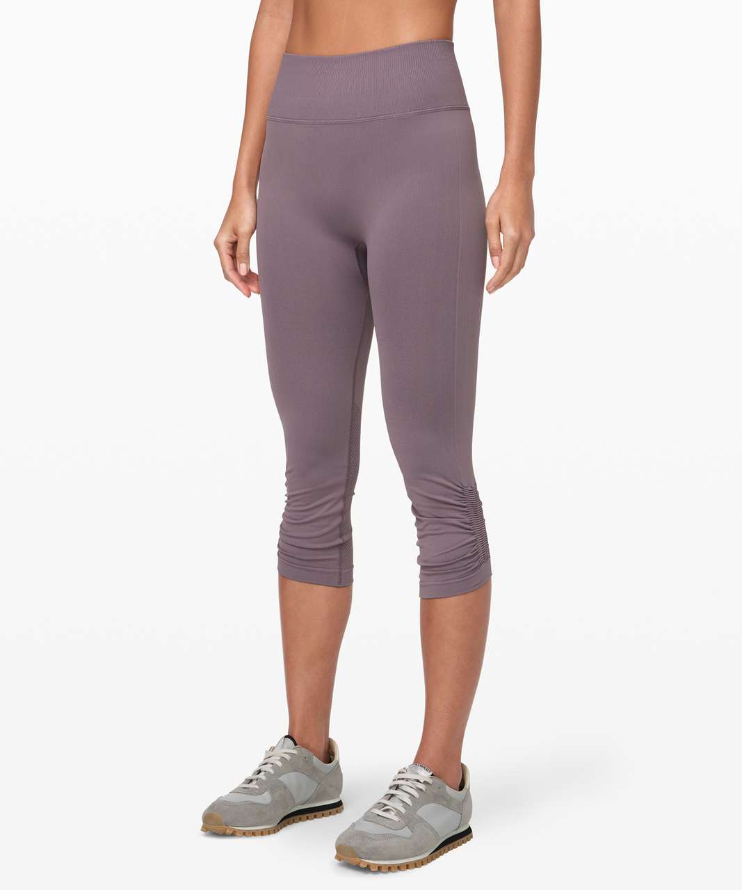 Lululemon Ebb To Street Crop 21" - Frosted Mulberry