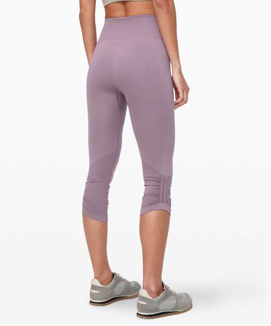 Lululemon Ebb To Street Crop 21 - Titanium - lulu fanatics