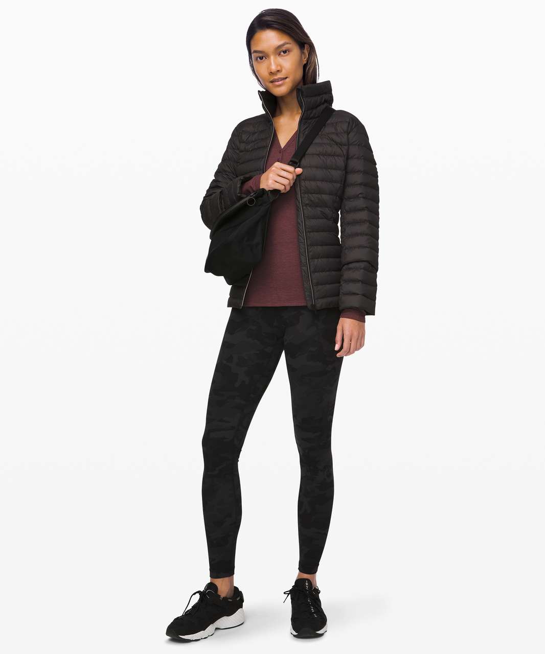 Lululemon Close Call Henley Long Sleeve - Heathered Arctic Plum