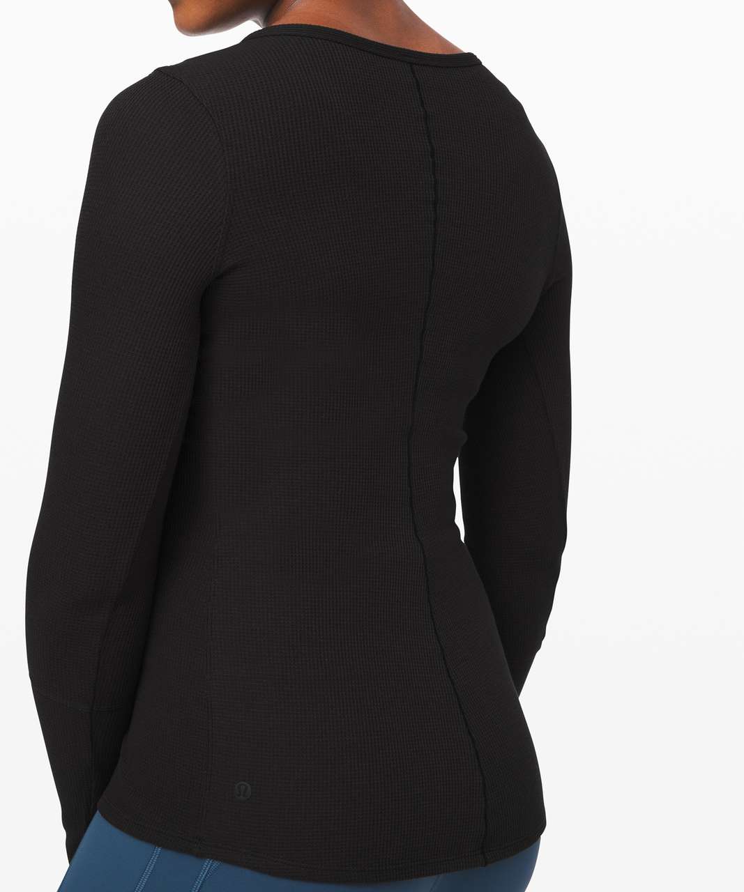 Lululemon Close Call Henley Long Sleeve - Black - lulu fanatics