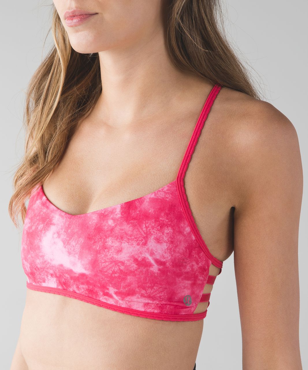 Lululemon Hot Spell Bra - Mini Tidal Trip Boom Juice / Boom Juice