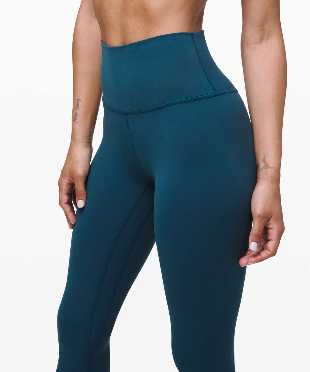 Lululemon Align Crop 21 In Night Diver