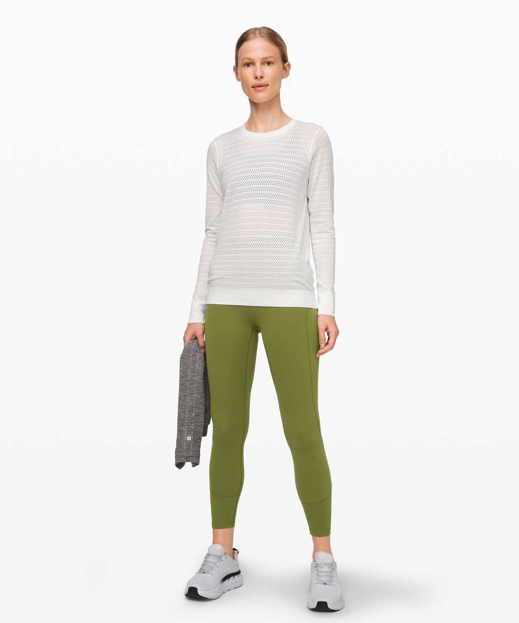 LULULEMON IN MOVEMENT Tight 25 Everlux Green Marble Linear Spray Dye - Sz  4 £28.20 - PicClick UK