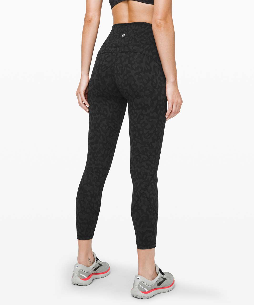 Lululemon In Movement Tight 25” Everlux Black Leggings Size 4 Ankle Length