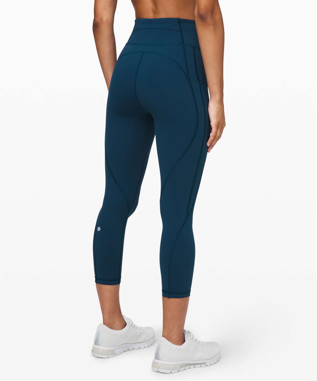 Lululemon Time To Sweat Crop *23 - Night Diver - lulu fanatics