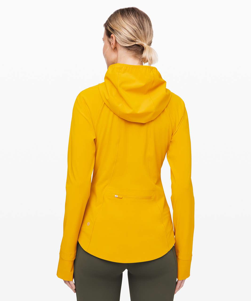 Lulu Brand Substitutes Mist Over Windbreaker Back Support Elbow