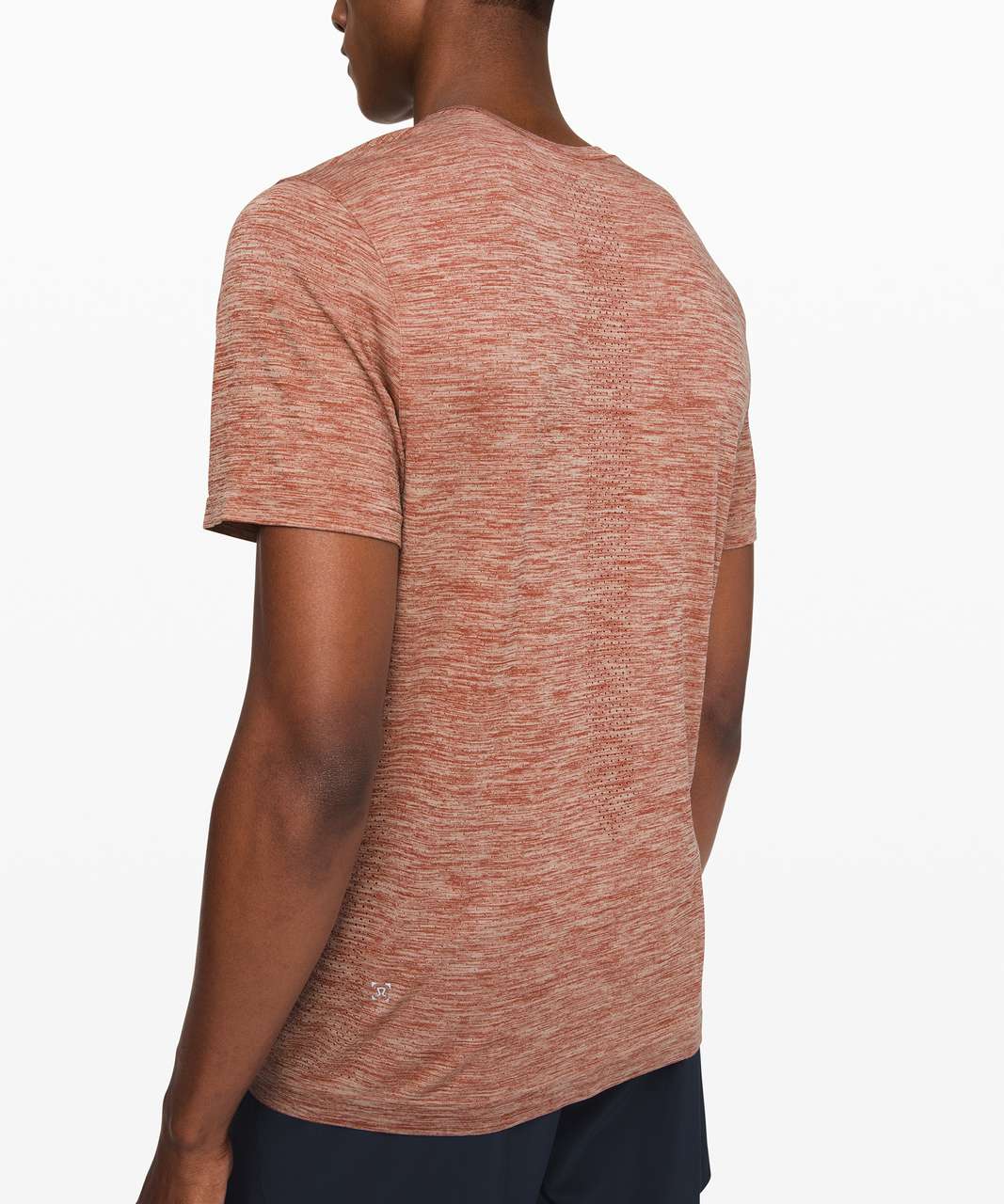 Lululemon Metal Vent Breathe Short Sleeve - Dark Terracotta / Muslin