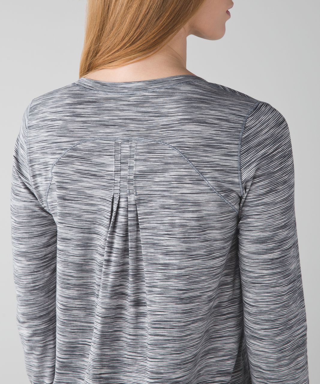 Lululemon Yogi Everyday Long Sleeve - 4 Color Space Dye White Black