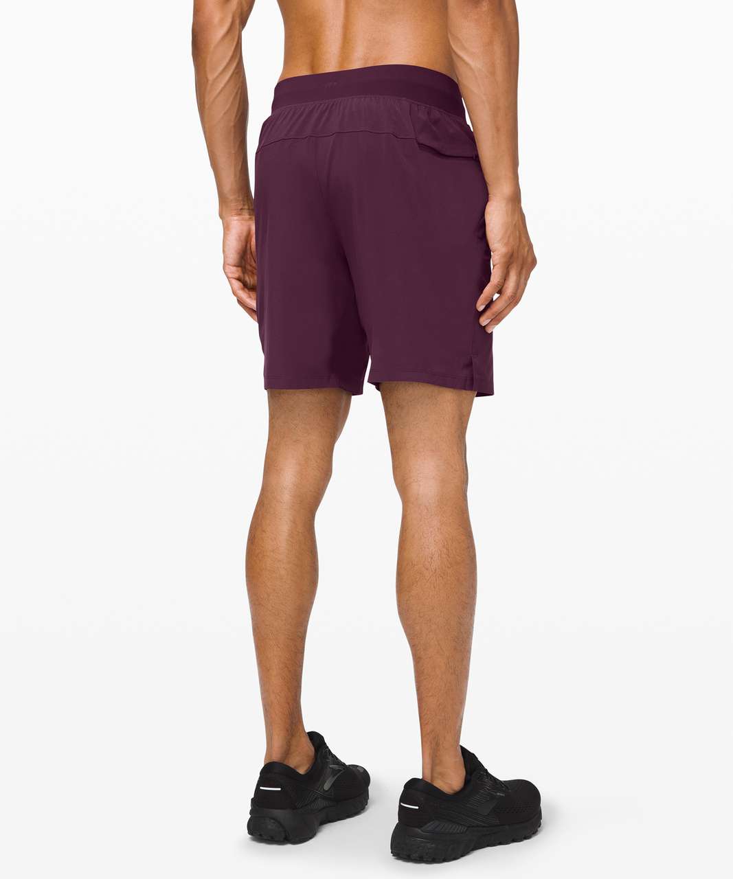 Lululemon At Ease Short 7 - Heathered Black / Black - lulu fanatics