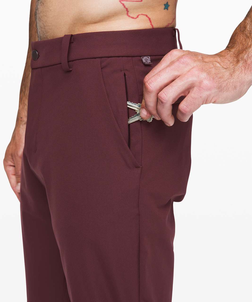 Lululemon Commission Pant Classic *Warpstreme 32" - Maroon