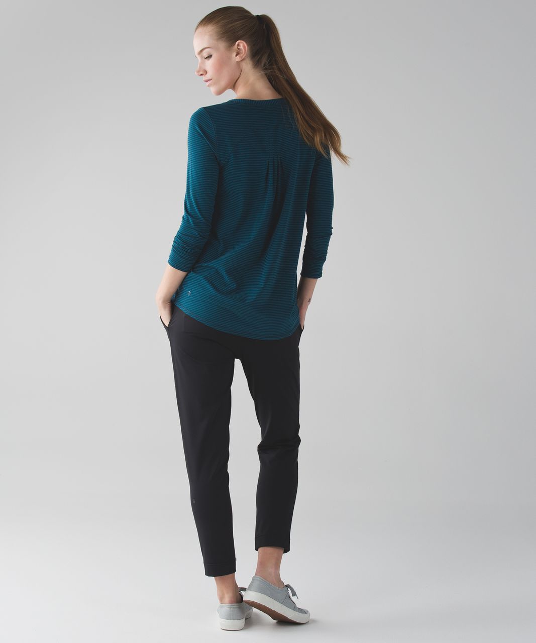 Lululemon Yogi Everyday Long Sleeve - Hyper Stripe Alberta Lake Tofino ...