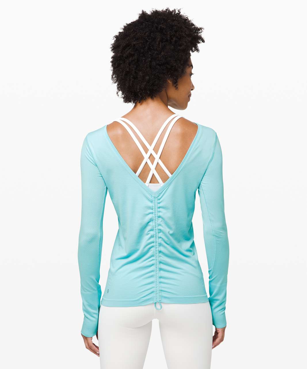 Lululemon Swiftly Speed Long Sleeve *Flow - Sea Frost / Sea Frost