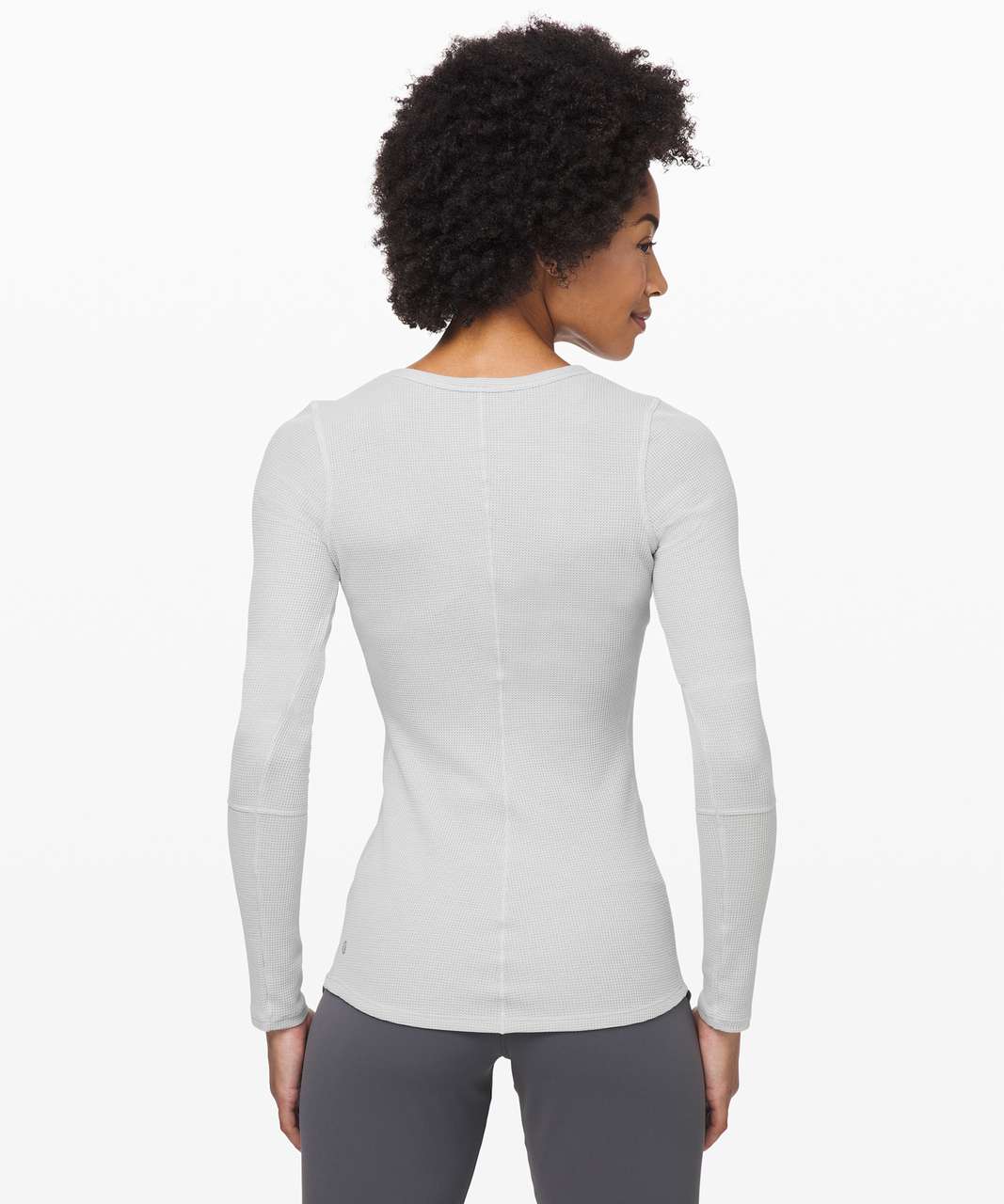 Lululemon Reinstate Long Sleeve Henley - Heathered Raw Linen - lulu fanatics