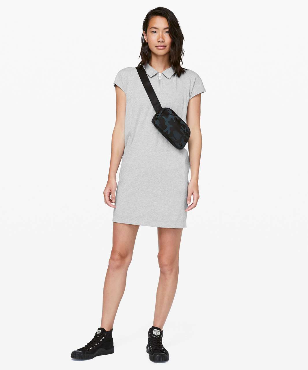 Lululemon Players Pro-Form Polo Dress - Heathered Medium Grey