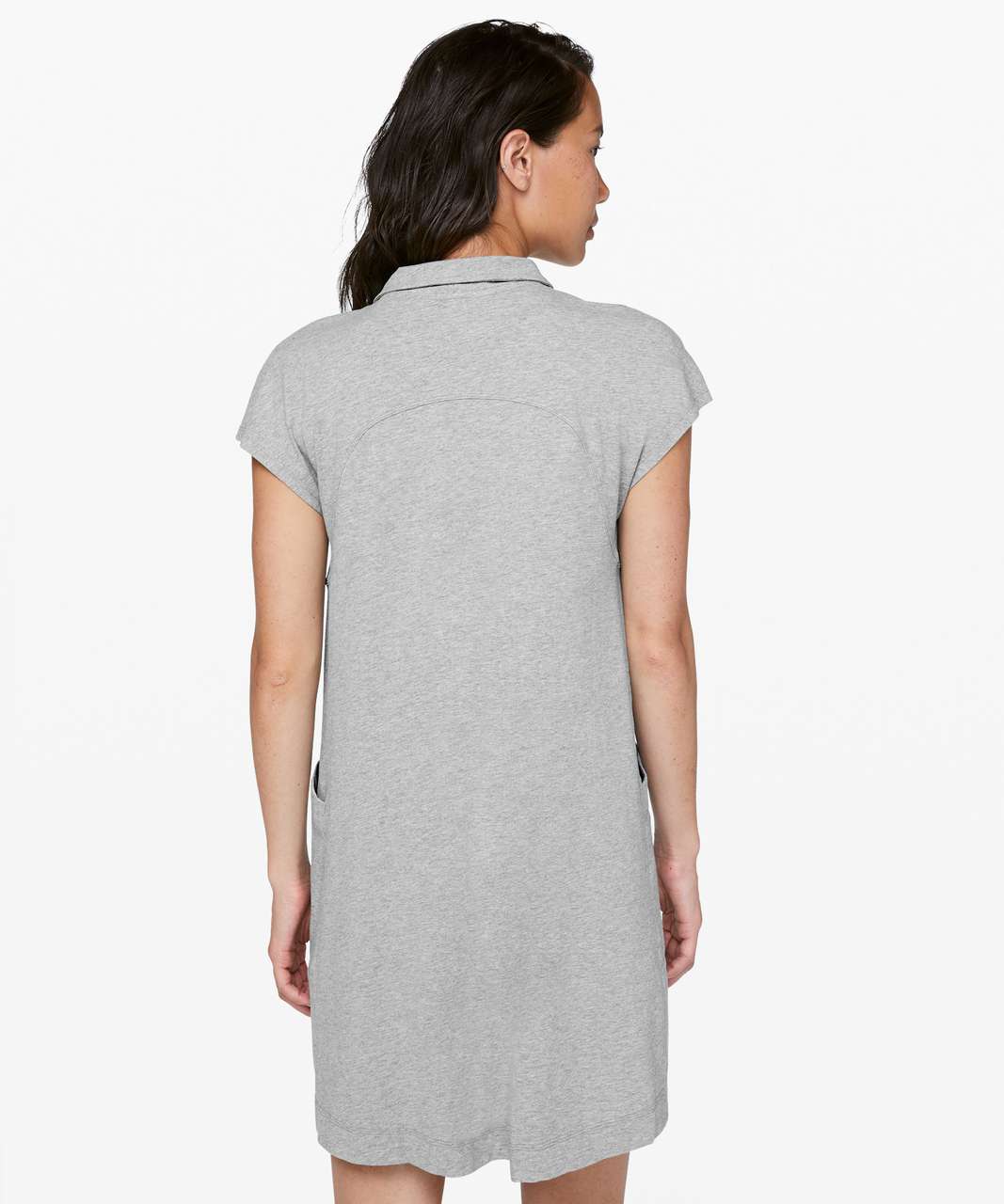 Lululemon Players Pro-Form Polo Dress - Heathered Medium Grey