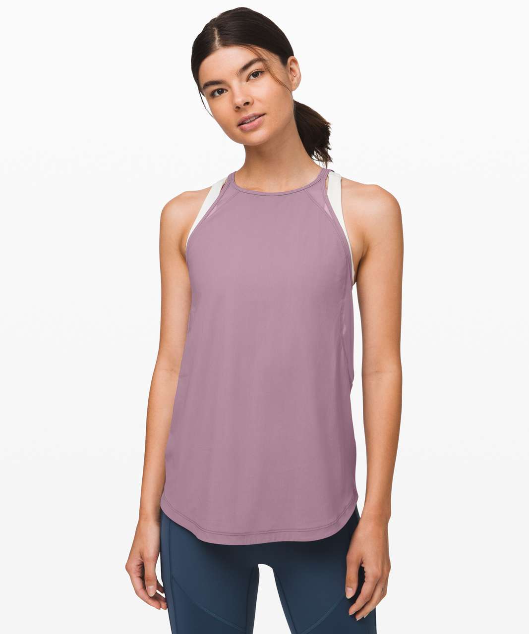 Lululemon Run Off-Route Tank - Frosted Mulberry - lulu fanatics