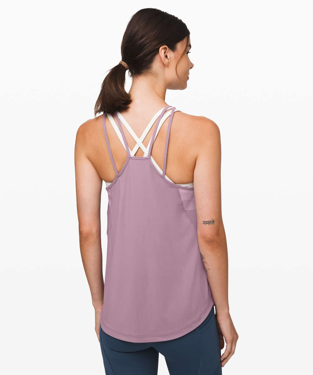 Lululemon Run Off-Route Tank - Frosted Mulberry