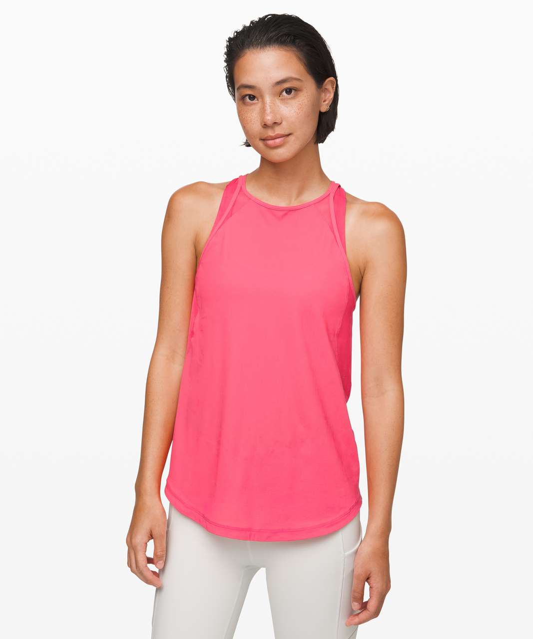 Lululemon Run Off-Route Tank - Heartthrob