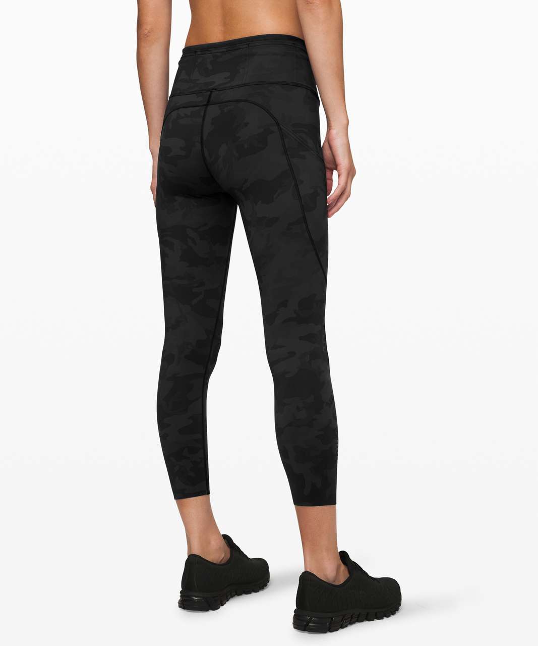 Lululemon Fast and Free High-Rise Crop II 23 *Reflective