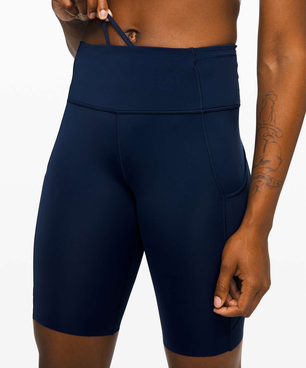 Lululemon Fast And Free Short 10 *Non-Reflective - True Navy - lulu  fanatics