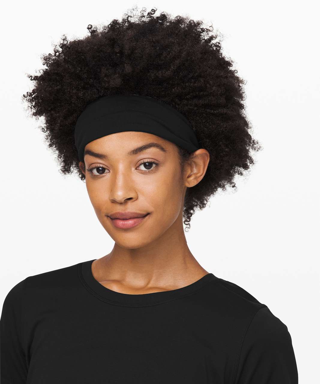 Lululemon Fringe Fighter Headband - Black / Spaced Out Space Dye Black White